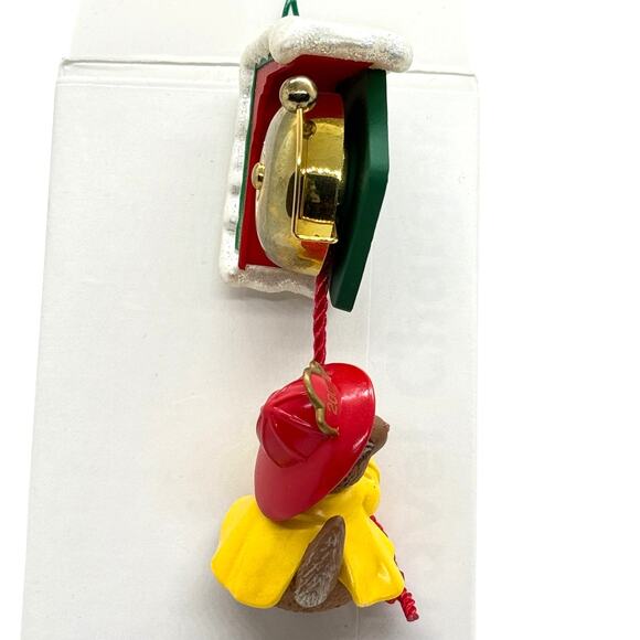 Hallmark 2002 Calling All Firefighters Squirrel Fireman Bell Ornament Vintage - Picture 5 of 5